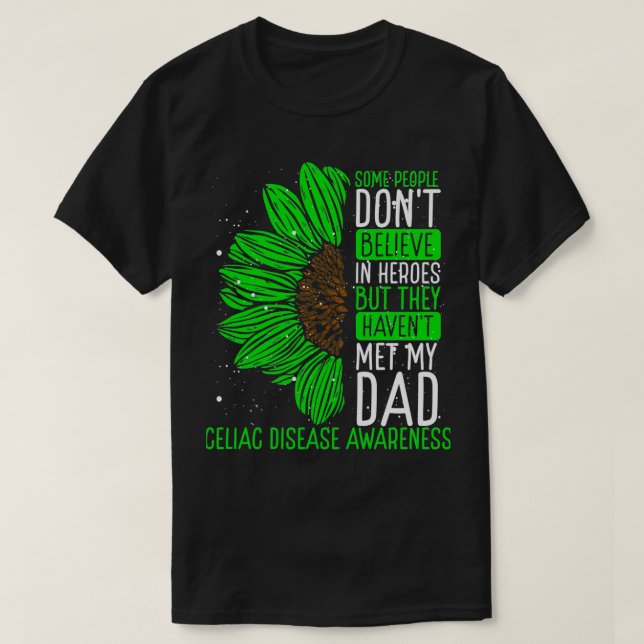 Camiseta Celiac Enfermedad Celiac Sensibilización Cinta Pap (Diseño del anverso)
