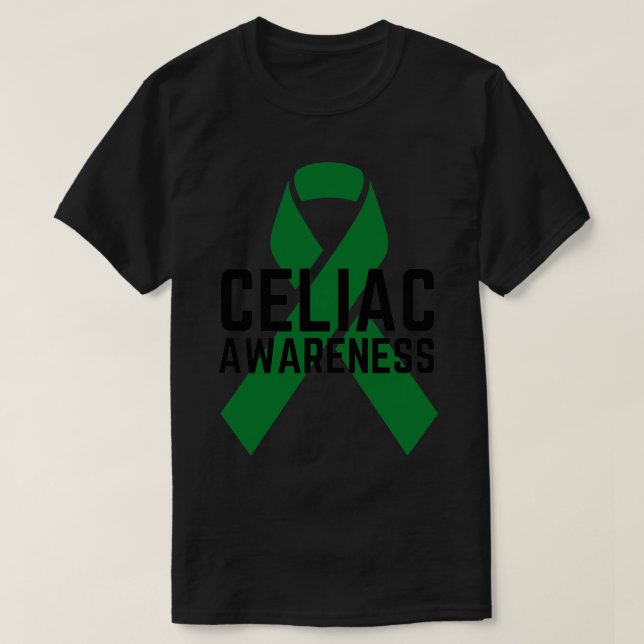 Camiseta Celitis blanca Celial Conciencia Cinta Autoinmune (Diseño del anverso)