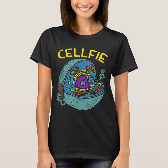 Camiseta Cell Fie Funny Science Biology Teacher  (Anverso)