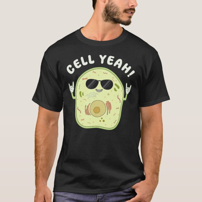 Camiseta Cell Yeah Biology Pun Science Geek (Anverso)