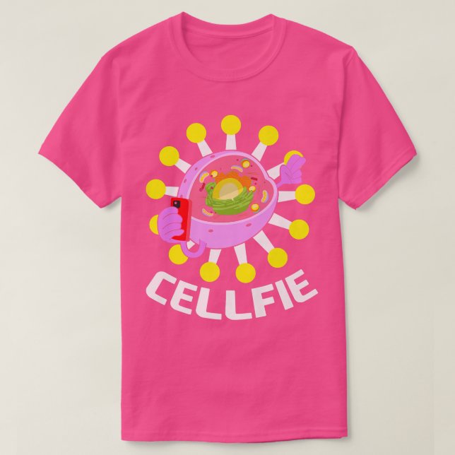 Camiseta CellFie Funny Biology Cell Funny biologists Scienc (Diseño del anverso)
