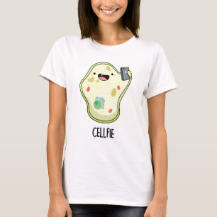Camiseta Cellfie Funny Biology Selfie Pun