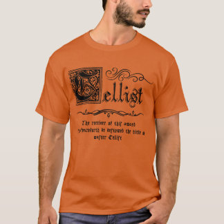 Camiseta Cellista maestra medieval