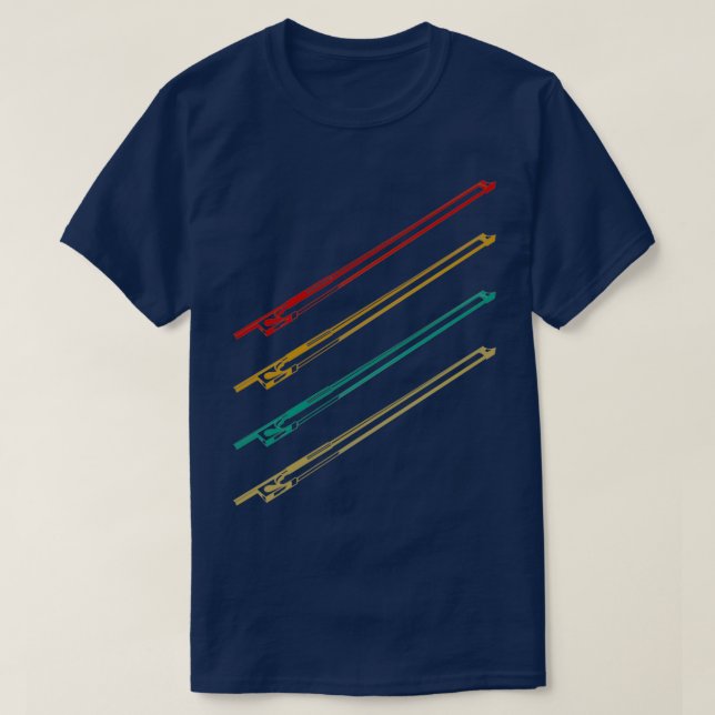 Camiseta Cello bow retro cello (Diseño del anverso)