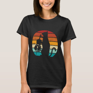 Camiseta Cello Cat Meme Offensivo Memes Graciosos Gato Amor