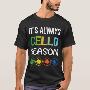 Camiseta Cello Cellist de temporada divertida