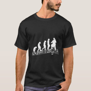 Camiseta Cello Cellista-Músico Cello-Player-Music Evolutio