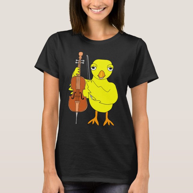 Camiseta Cello Chick (Anverso)