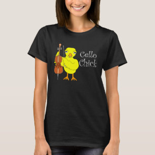 Camiseta Cello Chick Text
