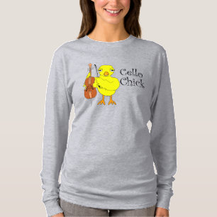 Camiseta Cello Chick Text