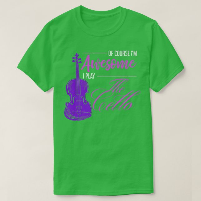 Camiseta Cello, Cita del músico de la orquesta Chica (Diseño del anverso)