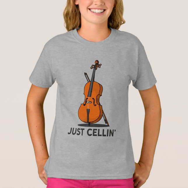 Camiseta Cello de Música Cellista (Anverso)