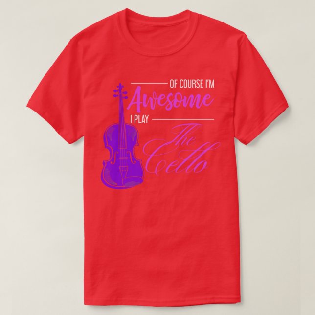 Camiseta Cello de música de citas célebres (Diseño del anverso)