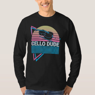 Camiseta Cello Dude Cello Dude Cellist Retro