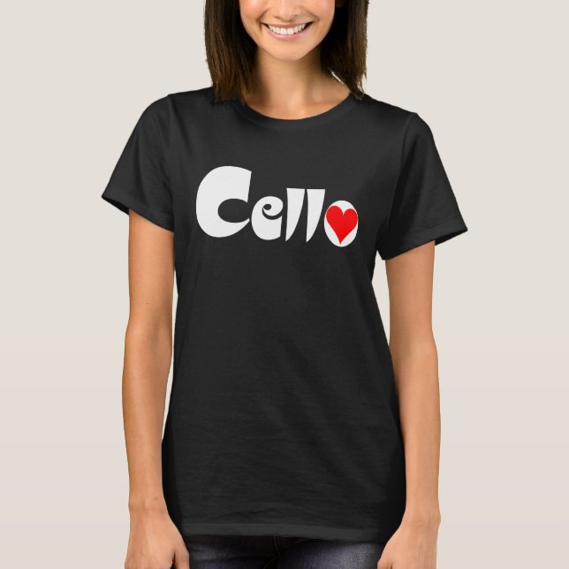 Camiseta Cello Heart (Anverso)