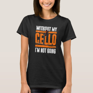 Camiseta Cello, instrumento musical de música de orquesta d