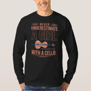 Camiseta Cello, música de la orquesta musical de música de