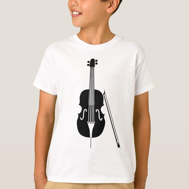 Camiseta Cello - Negro (Anverso)