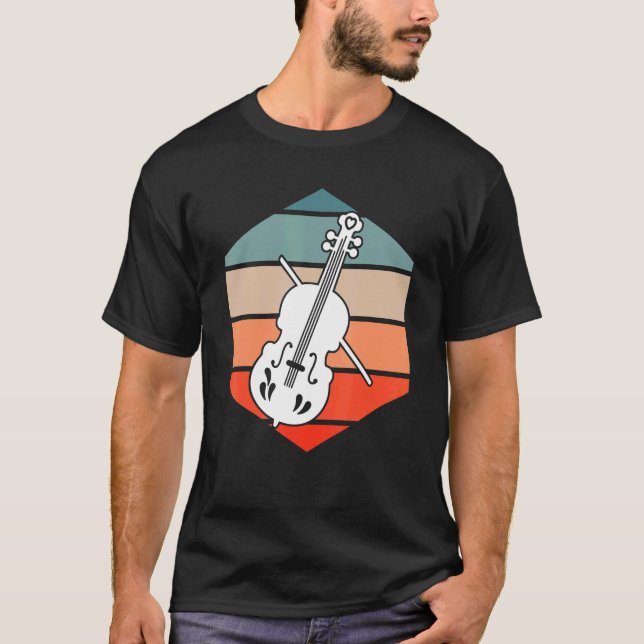Camiseta Cello Orchestra Instrumento Musical Cello Player C (Anverso)