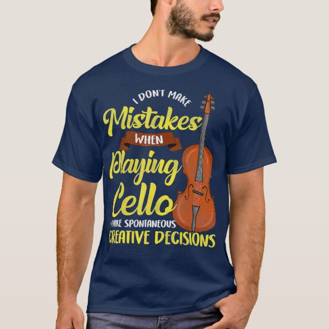 Camiseta Cello Player Funny Saying Musician Cello Gift (Anverso)