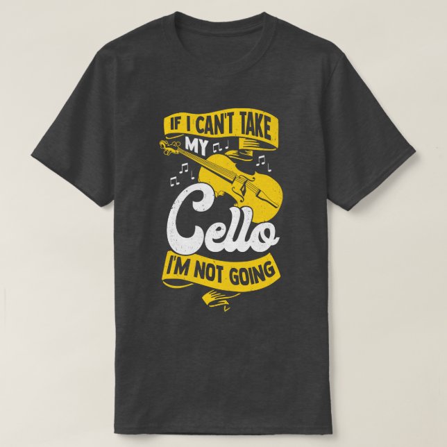 Camiseta Cello Player Instrumento Violoncello Regalo Cellis (Diseño del anverso)