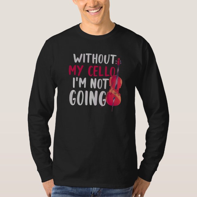 Camiseta Cello Player Música Orquesta Cel (Anverso)