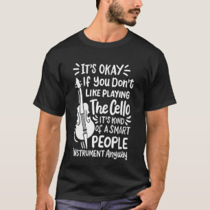 Camiseta Cello Player Smart People Cellist