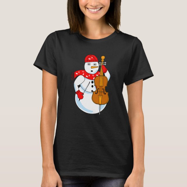 Camiseta Cello Snowman (Anverso)