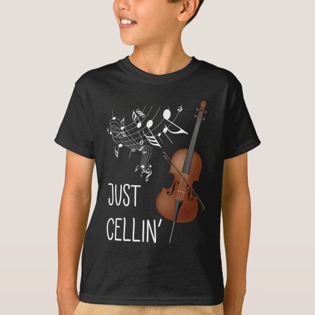 Camiseta Cello String Instrumento Cellist Humor violoncello (Anverso)
