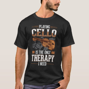 Camiseta Cello Therapy Cello Player Cellist 3