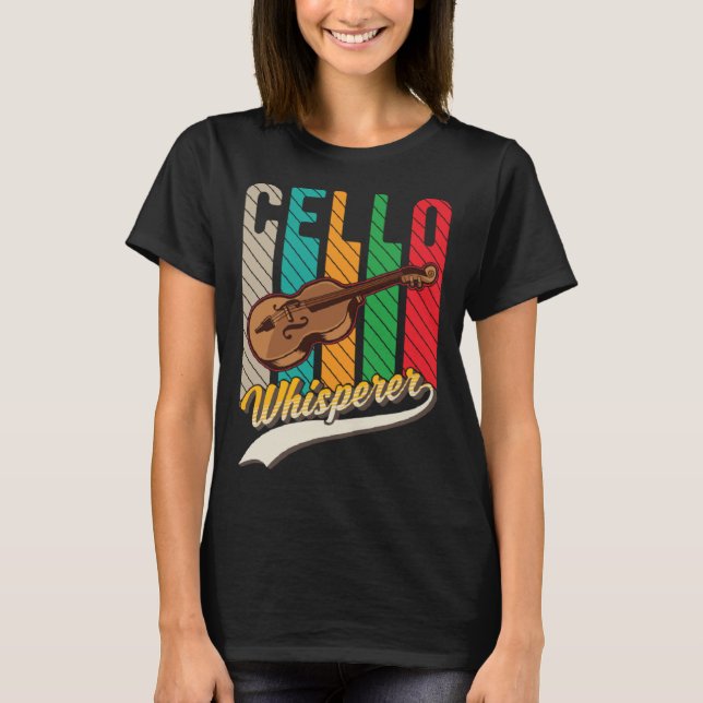 Camiseta Cello Whisperer Cello Player Cellist (Anverso)