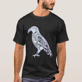 Camiseta Celtic Nórdico Winter Raven Crow