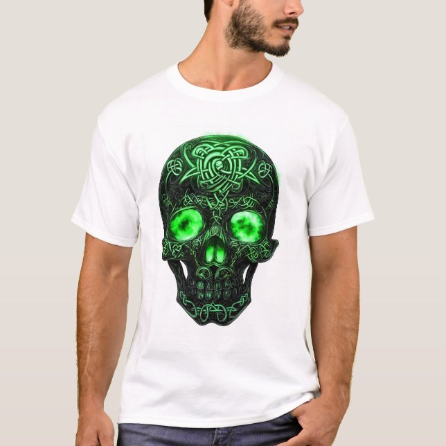 Camiseta Celtic Rune Skull (Anverso)
