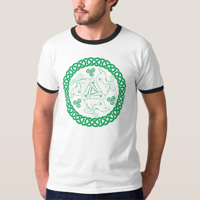 Camiseta Celtic Triskele Hares (Anverso)