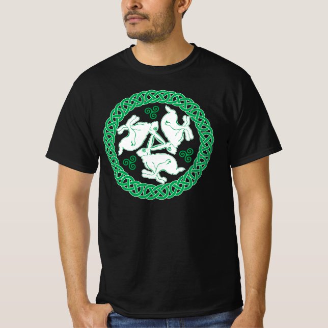 Camiseta Celtic Triskele Hares (Anverso)