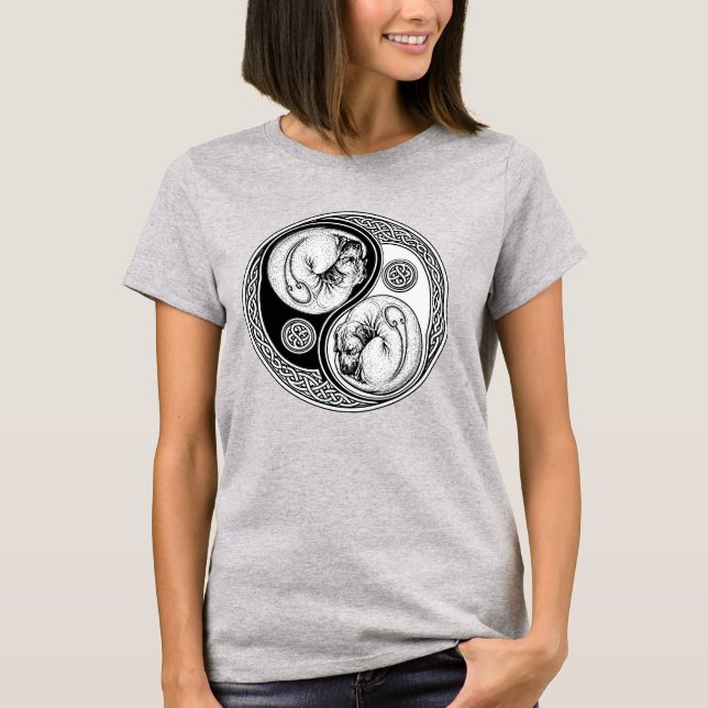 Camiseta Celtic Yin‑Yang Rhodeisian Ridgeback (Anverso)