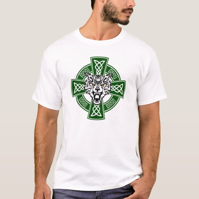 Camiseta céltica del lobo (Anverso)