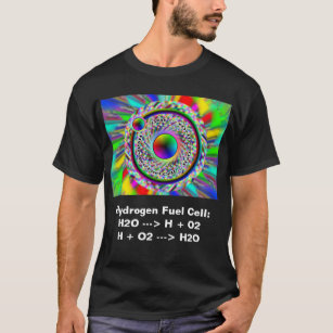 Camiseta "Célula de combustible de hidrógeno"