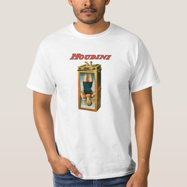 Camiseta Célula de la tortura del agua de Houdini (Anverso)