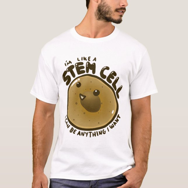Camiseta Célula Madre - Biología (Anverso)