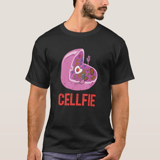Camiseta Celular Selfie Microbiología Química St (Anverso)