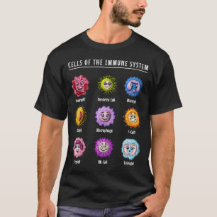 Camiseta Células del sistema inmunológico de la biología