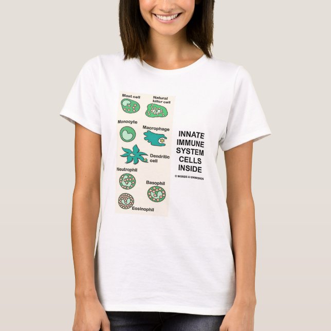 Camiseta Células naturales del sistema inmune dentro (Anverso)