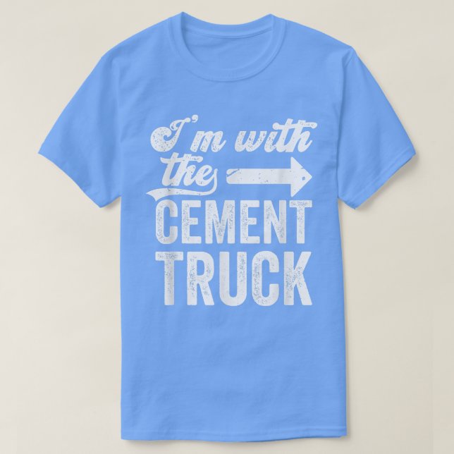 Camiseta Cement Trucker Hat molesto estoy con el cemento (Diseño del anverso)