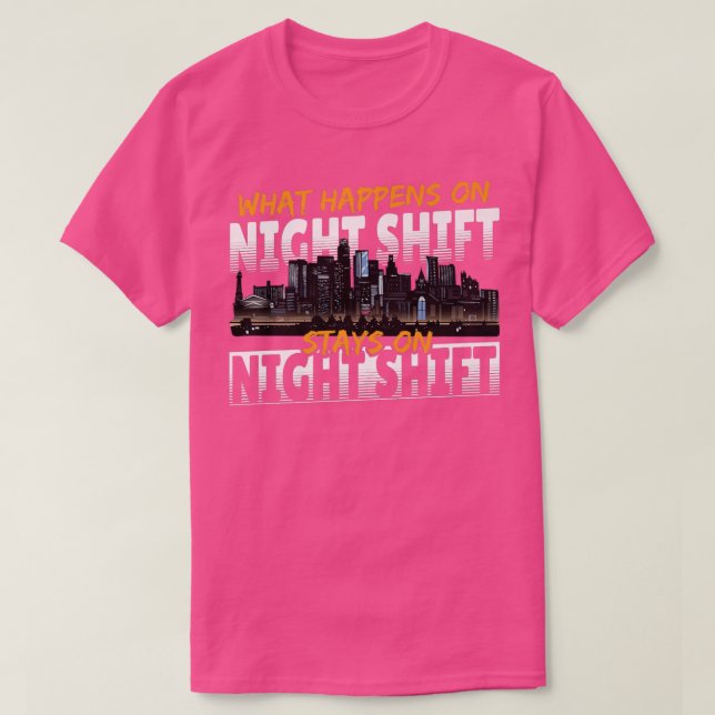 Camiseta Cementerio De Los Trabajadores Del Turno De Noche  (Diseño del anverso)