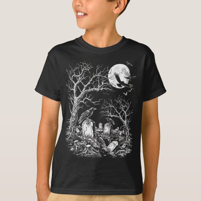 Camiseta Cementerio de Nevermore (Anverso)