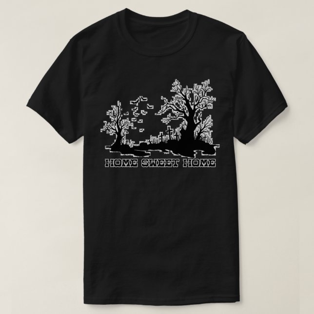 Camiseta Cementerio Hogar Dulce (Diseño del anverso)