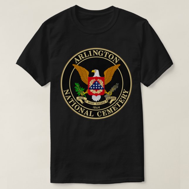 Camiseta Cementerio Nacional FRONT & BACK Arlington  (Diseño del anverso)