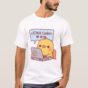 Camiseta Cemento Cutáneo De Chick En Portátil Chick Codes G