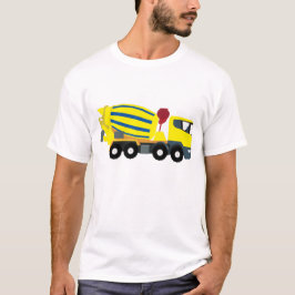 Camiseta Cemento de concreto Camión Camión Camiones de cons
